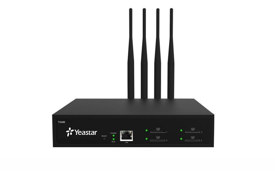 Passerelle VoIP 4G/LTE Reliez les PBX aux réseaux GSM ou 3G WCDMA ou 4G LTE TG400 LTE